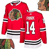 Blackhawks #14 Panik Red With Special Glittery Logo Adidas Jersey,baseball caps,new era cap wholesale,wholesale hats